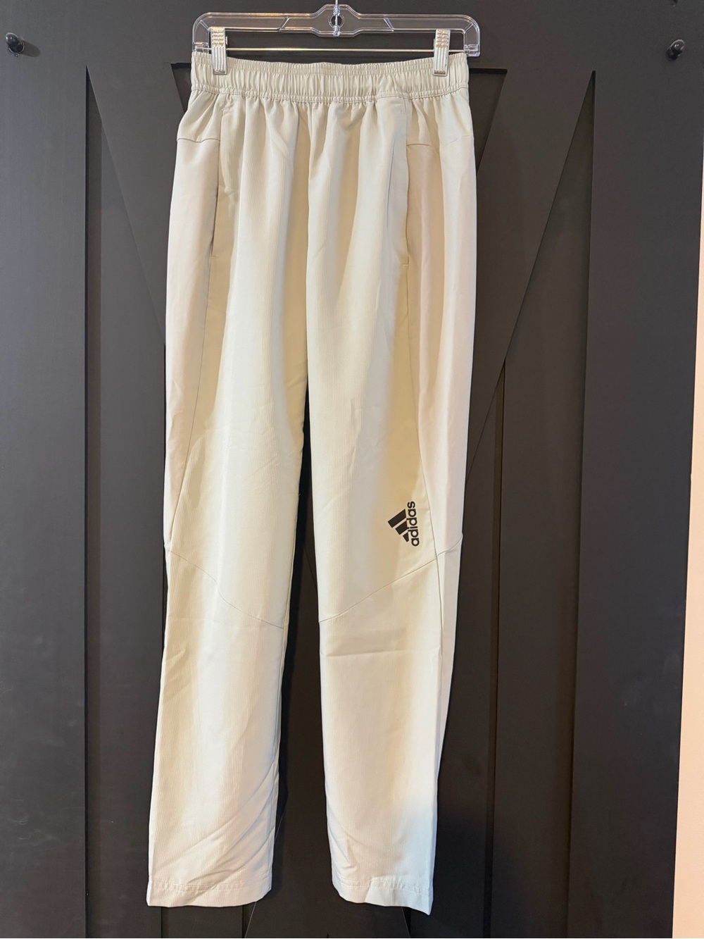 adidas cream Athletic Pants size small